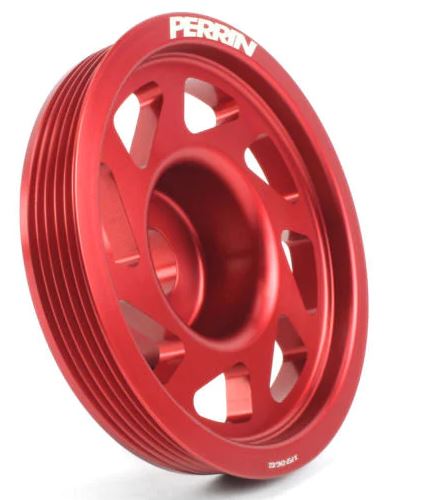 Perrin (WRX/STi) EJ Engines (w/o AC) Crank Pulley - Red