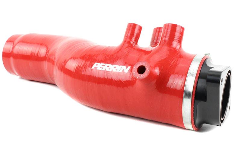 Perrin 2015-2021 Subaru WRX Red 3in Turbo Inlet Hose w/ Nozzle
