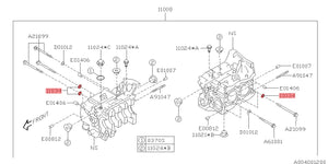 Dichtring Motorblockschrauben - 11034AA010