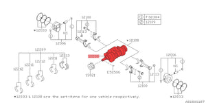 OEM Subaru 79mm EJ25 Kurbelwelle Nitriert - 12200AA430