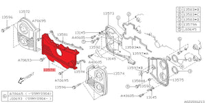 Zahnriemenabdeckung Vorne Mitte - 13570AA045