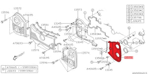 Zahnriemenabdeckung Hinten Links 93-98 (V1-4) GC8 - 13575AA044