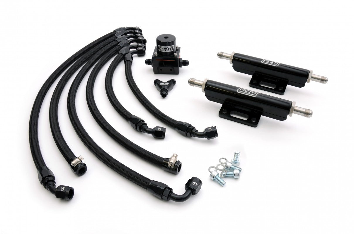 RCM Parallel Fuel Rail Kit / RCM Performance Fuel Regulator (UK, USDM & EURO SPEC MODELS)