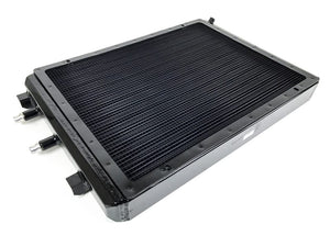 CSF 2014+ BMW M3/M4 (F8X) Front Mount Heat Exchanger with Rock Guard - Black 8075V