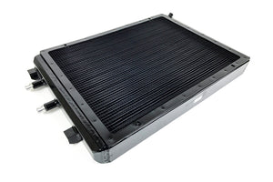 CSF 2014+ BMW M3/M4 (F8X) Front Mount Heat Exchanger with Rock Guard - Black 8075V