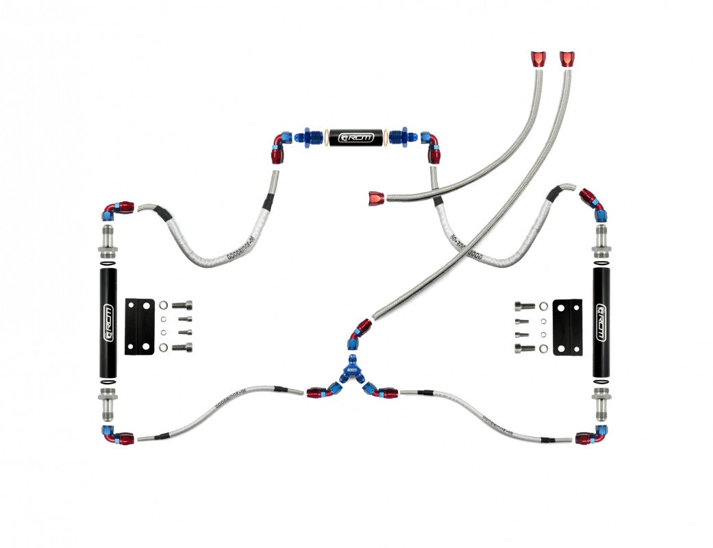 RCM PARALLEL FUEL RAIL KIT / STANDARD FUEL REGULATOR (UK, USDM & EURO SPEC MODELS)