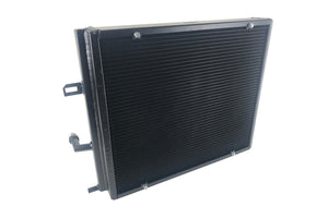 CSF BMW B58/B48 Front Mount Triple-Pass Heat Exchanger with Rock Guard - Black 8131B