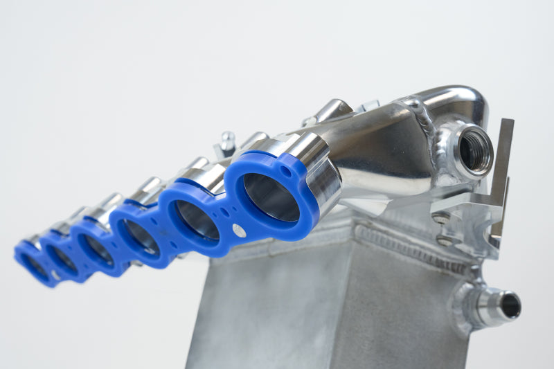 CSF BMW M2/M3/M4 S58 Comp &amp; Non-Comp (G8X) Charge-Air Cooler Manifold - Thermal Dispersion Black 8233B