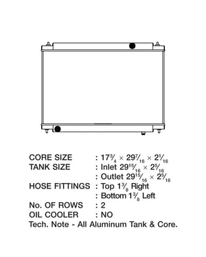 CSF 08-18 Nissan GT-R Radiator 7041