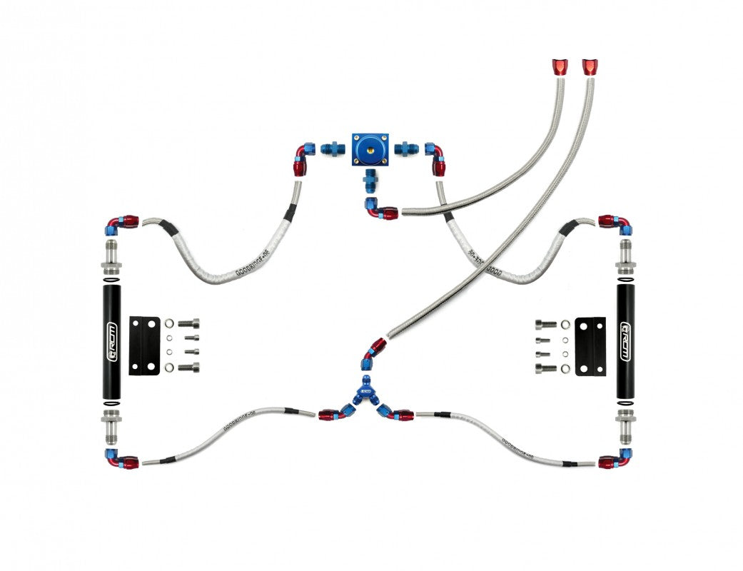 RCM Parallel Fuel Rail Kit / RCM Performance Fuel Regulator (UK, USDM & EURO SPEC MODELS)