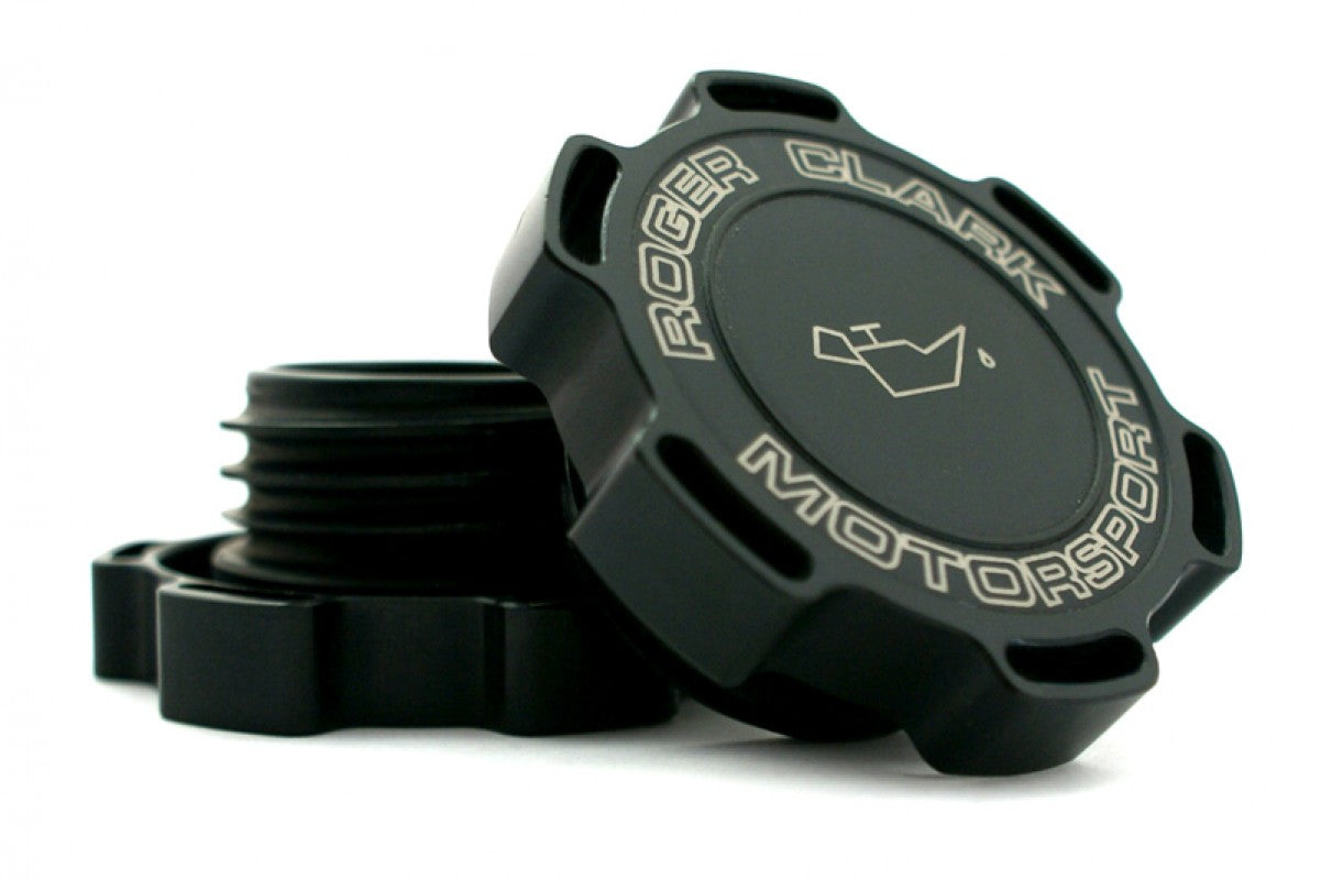 RCM Black Billet Oil Filler Cap