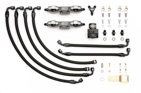 RCM SIDE FEED PARALLEL BILLET FUEL RAIL KIT V3 - V4