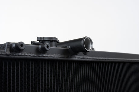 CSF 93-98 Toyota MK4 Supra Radiator - Black Finish 2882B