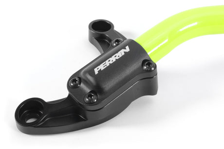 Perrin 2022 Subaru WRX Strut Brace w/ Billet Feet -  Neon Yellow PSP-SUS-061NY
