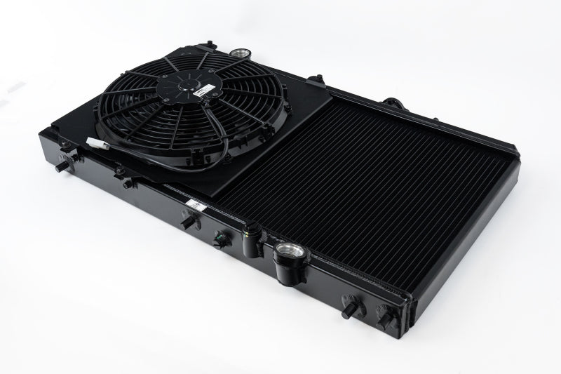 CSF 92-00 Honda Civic w/K-Swap V3 Radiator - Black Finish 2850KB