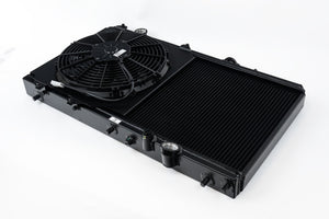 CSF 92-00 Honda Civic w/K-Swap V3 Radiator - Black Finish 2850KB