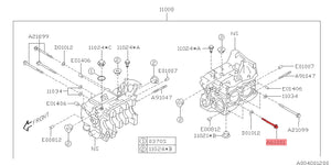 Motorblockschraube 3 EJ-Motoren - 800610010  