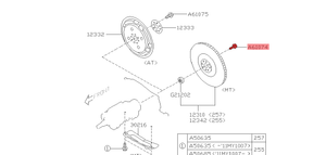 Schraube Schwungscheibe Subaru - 800610740