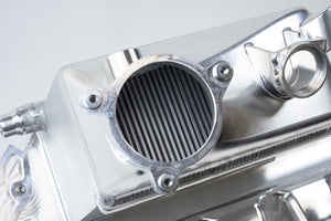 CSF BMW M2/M3/M4 S58 Comp &amp; Non-Comp (G8X) Charge-Air Cooler Manifold - Thermal Dispersion Black 8233B