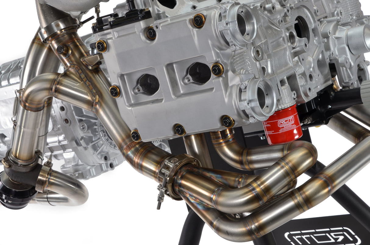 RCM Motorsport V-Band Rotated Turbo Pipework Kit-Precision Turbo Fitment-2008-2013 Impreza