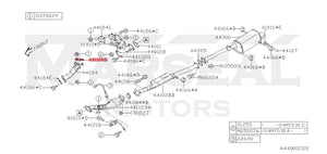 Dichtung Uppipe-Turbo Single Scroll - 44022AA150