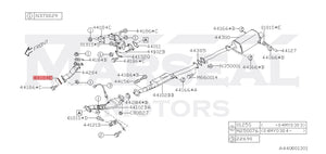 Dichtung Krümmer-Uppipe Single Scroll - 44022AA170