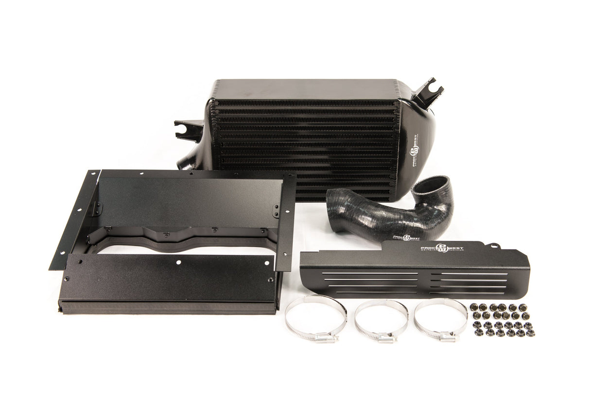 Process West Black Top Mount Intercooler Kit MY2015+ WRX