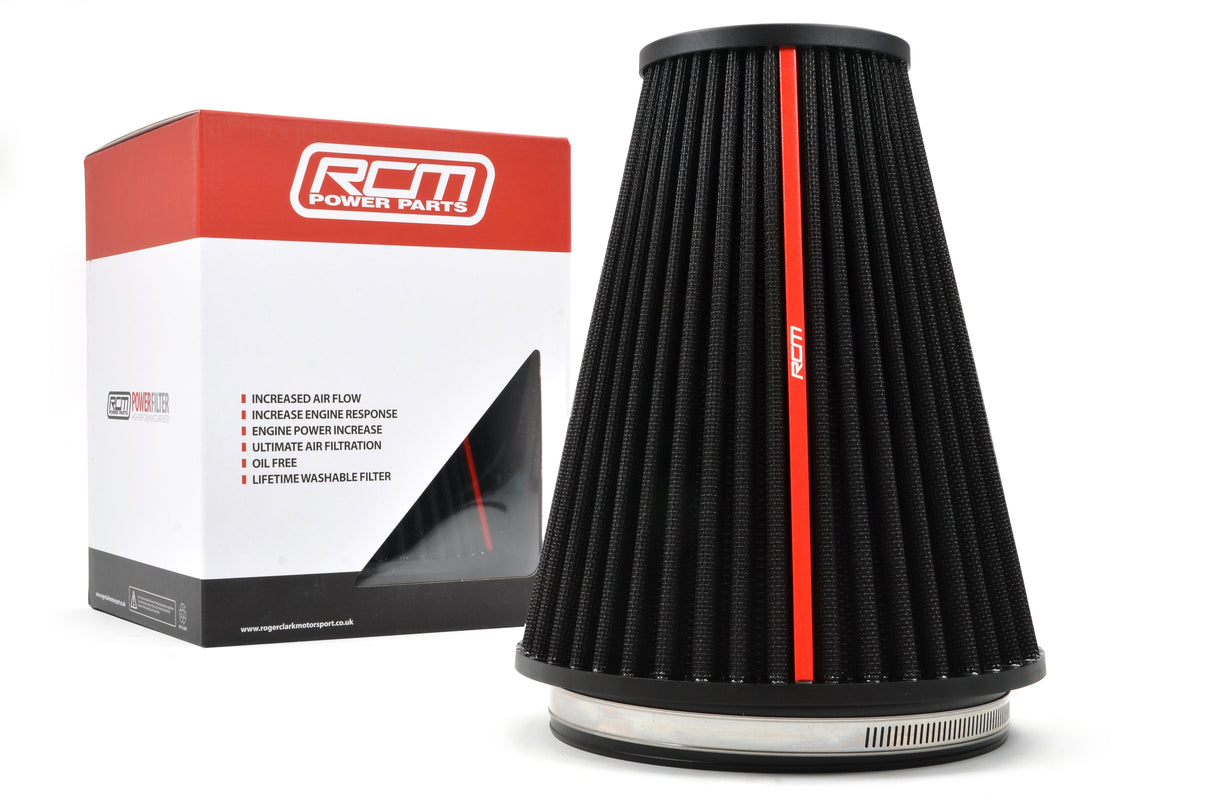 RCM High Performance Power Cone Filter for Twisted Turbo Installations