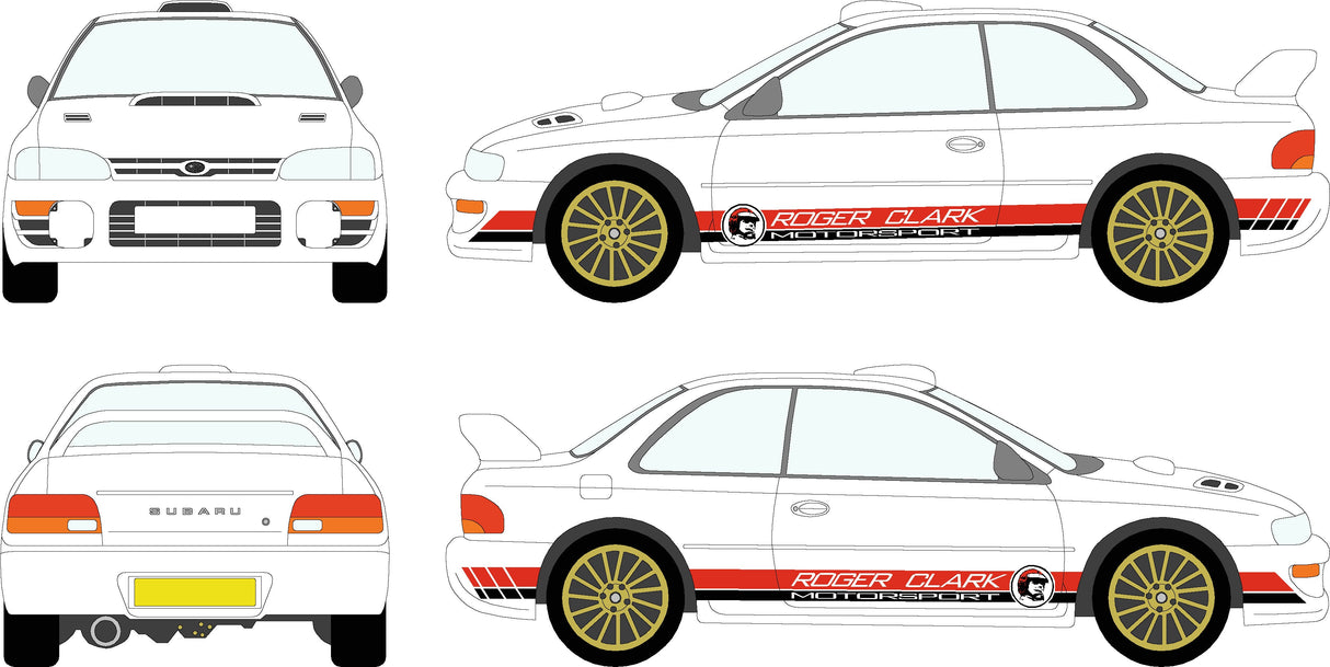 RCM Motorsport Side Decal Kit