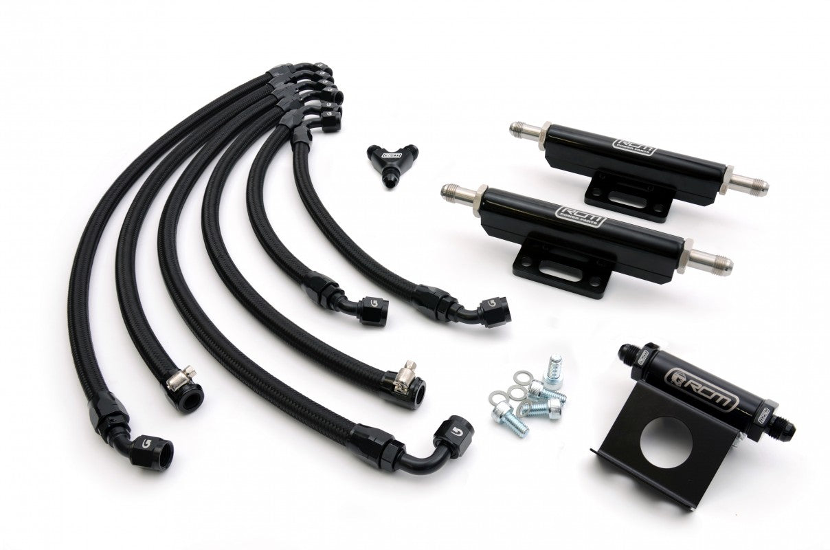 RCM PARALLEL FUEL RAIL KIT / STANDARD FUEL REGULATOR (UK, USDM & EURO SPEC MODELS)