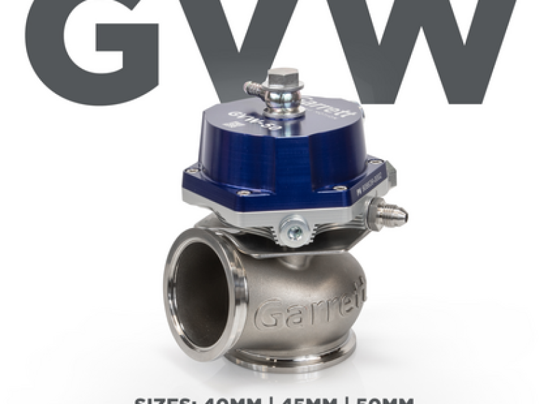 Garrett GVW-40 40mm Wastegate Kit - Blue