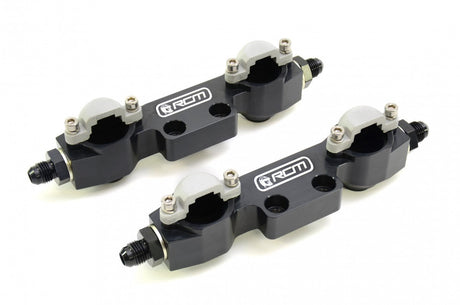 RCM Side Feed Parallel Billet Fuel Rail Pair V3 - V4