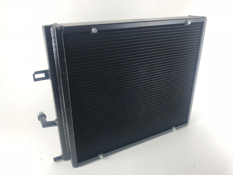 CSF BMW B58/B48 Front Mount Triple-Pass Heat Exchanger with Rock Guard - Black 8131B
