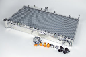 CSF 08-15 Subaru WRX/STI 2-Row Radiator with Built-In Oil Cooler 7042O