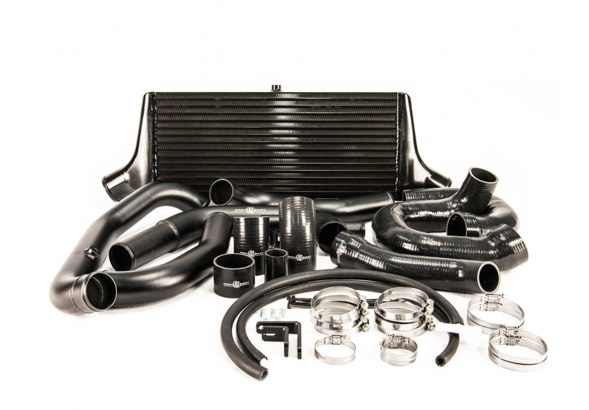 Process West Black Front Mount Intercooler Kit - GRB 2008 - 2014 STI