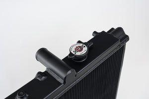 CSF 93-98 Toyota MK4 Supra Radiator - Black Finish 2882B